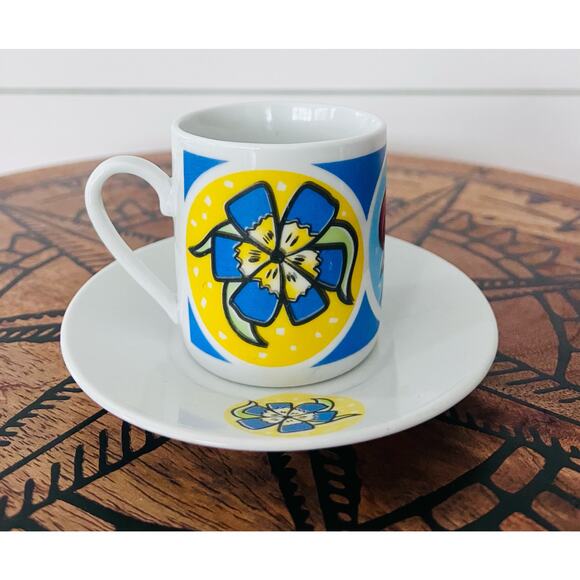 The Three Snails Ceramic Cup/Mug & Saucer Espresso Demitasse - Picture 3 of 9